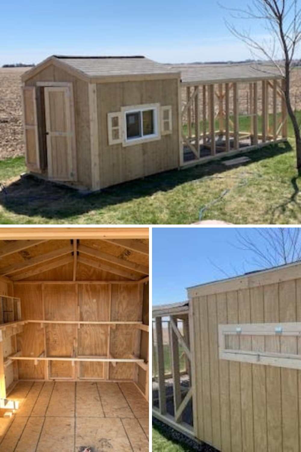 8×8 Chicken Coop and Run