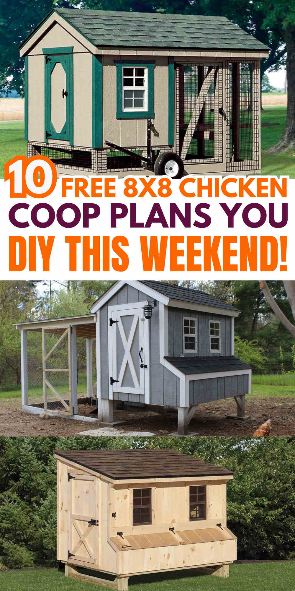 best 8x8 chicken coop plans