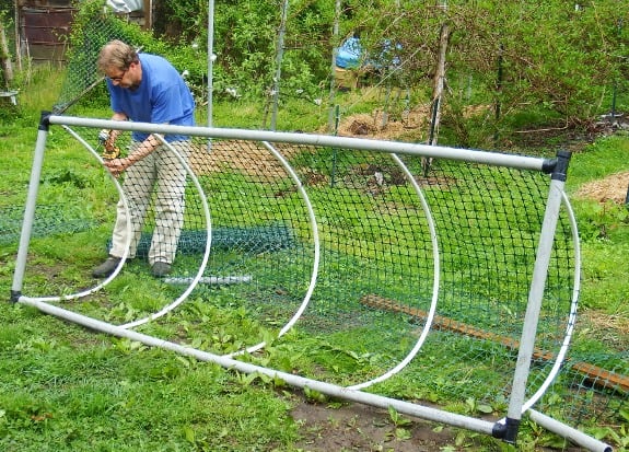 chicken coop pvc