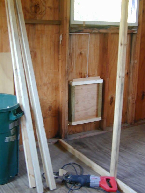 chicken coop sliding door