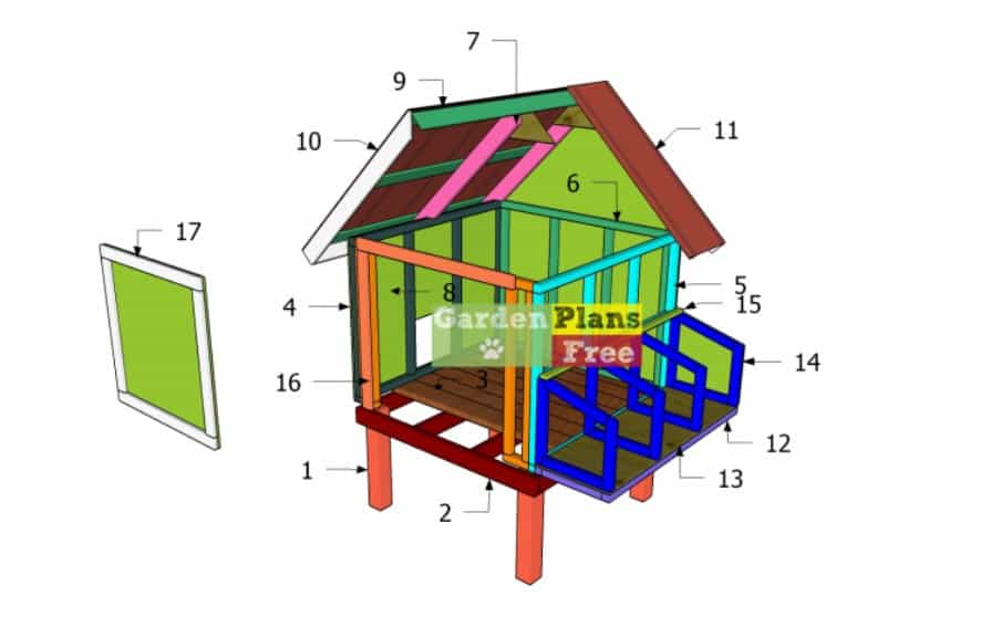 4x4 chicken coop