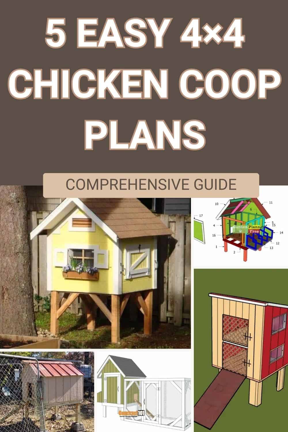 4×4 Chicken Coop Plan
