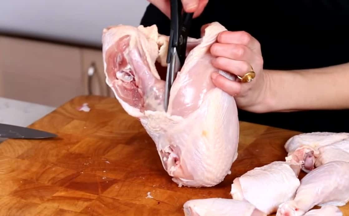 how to cut a chicken