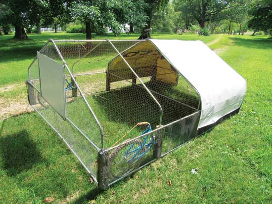 chicken tractor pvc