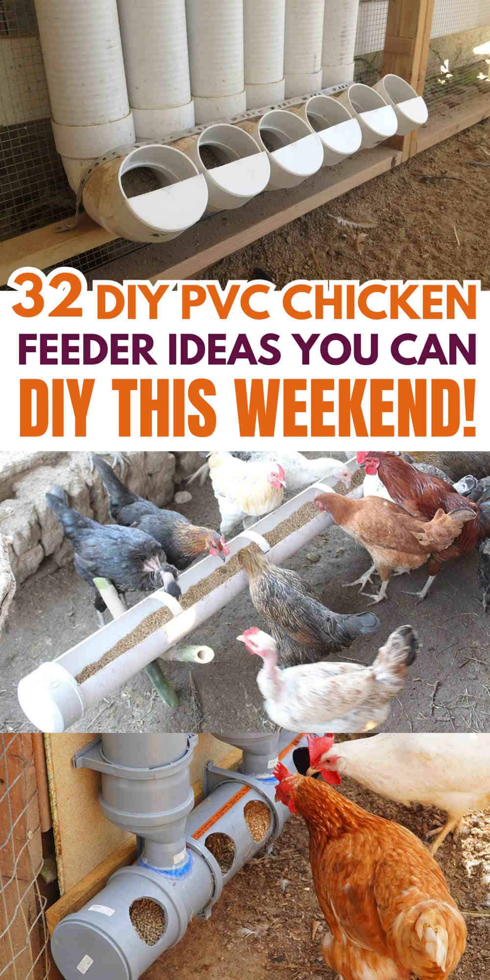 Diy Pvc Chicken Feeder Ideas Diy This Weekend