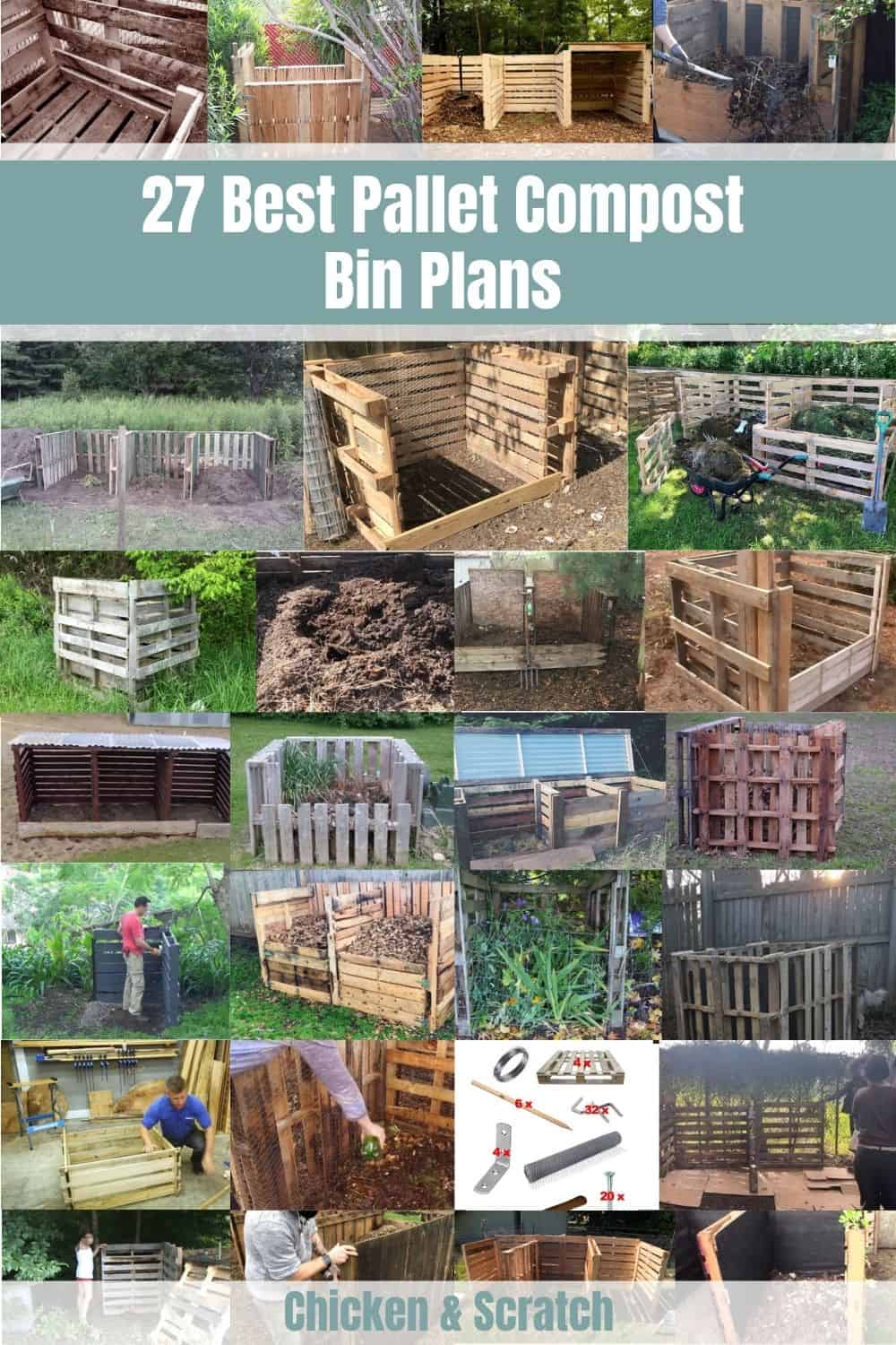 how to build a compost bin out of pallets