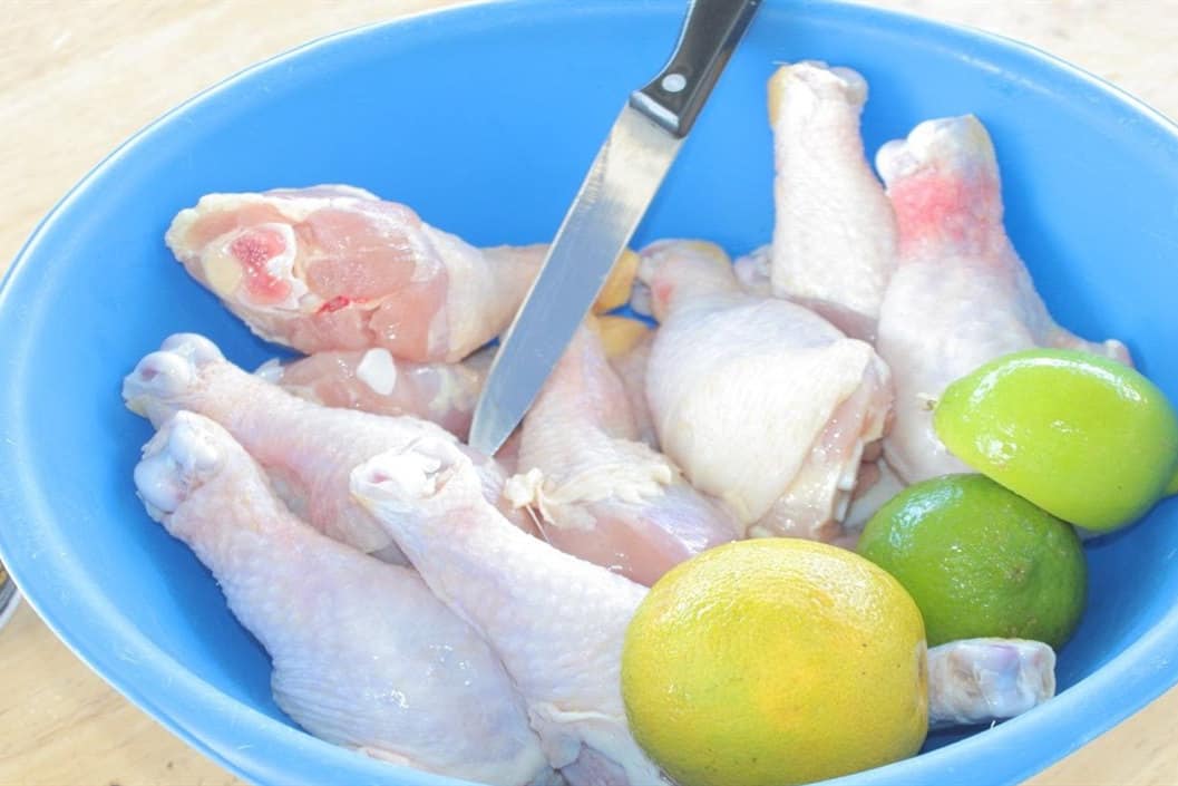 how to clean a whole chicken