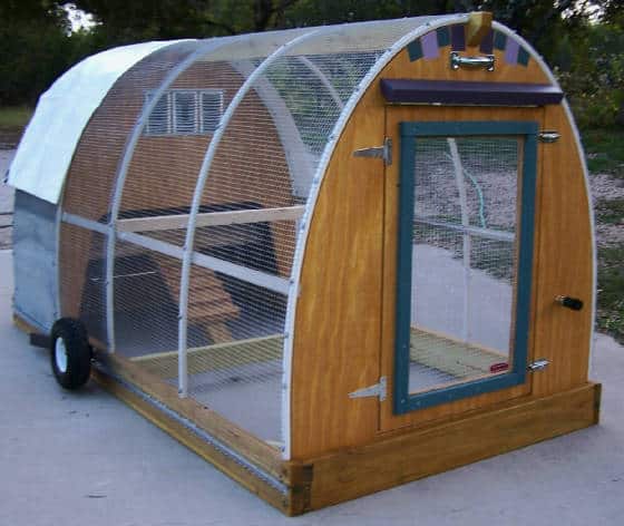 portable chicken coop on wheels plans