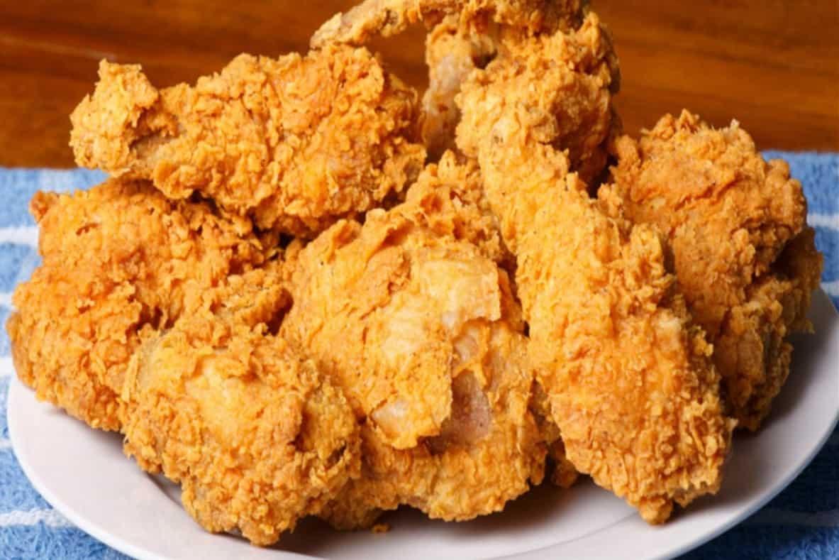 reheat fried chicken