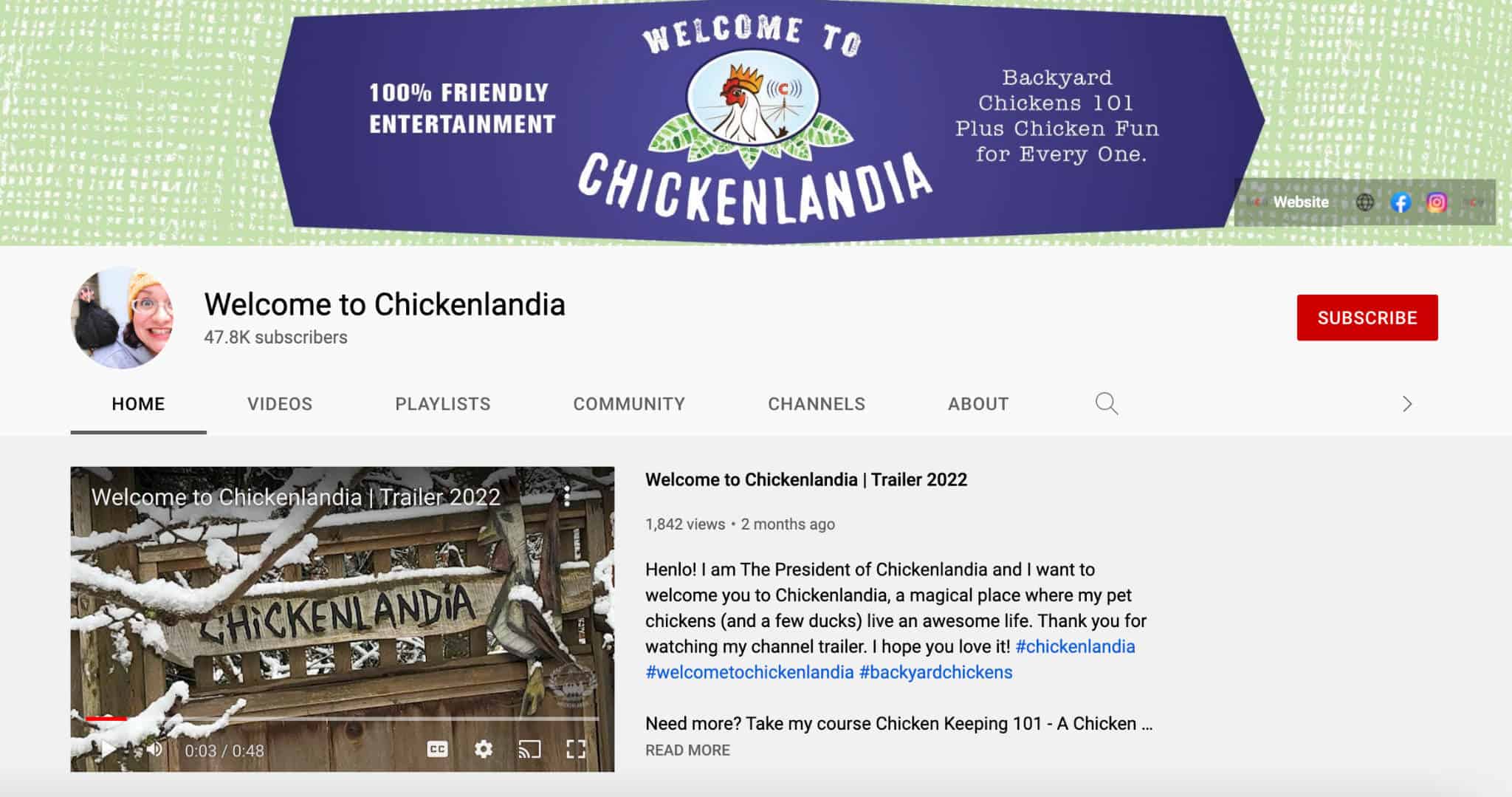 Welcome to Chickenlandia