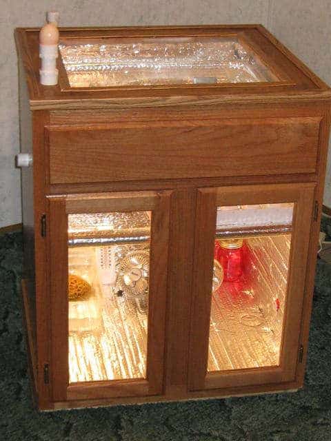 Al's Homemade Cabinet Incubator