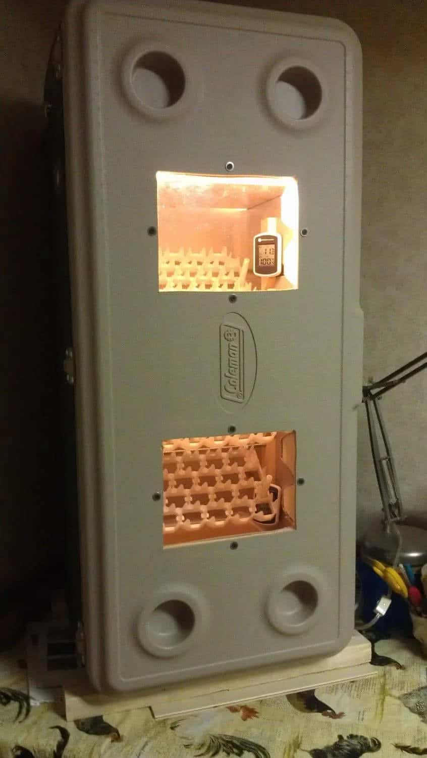 DIY Cabinet Cooler Incubator