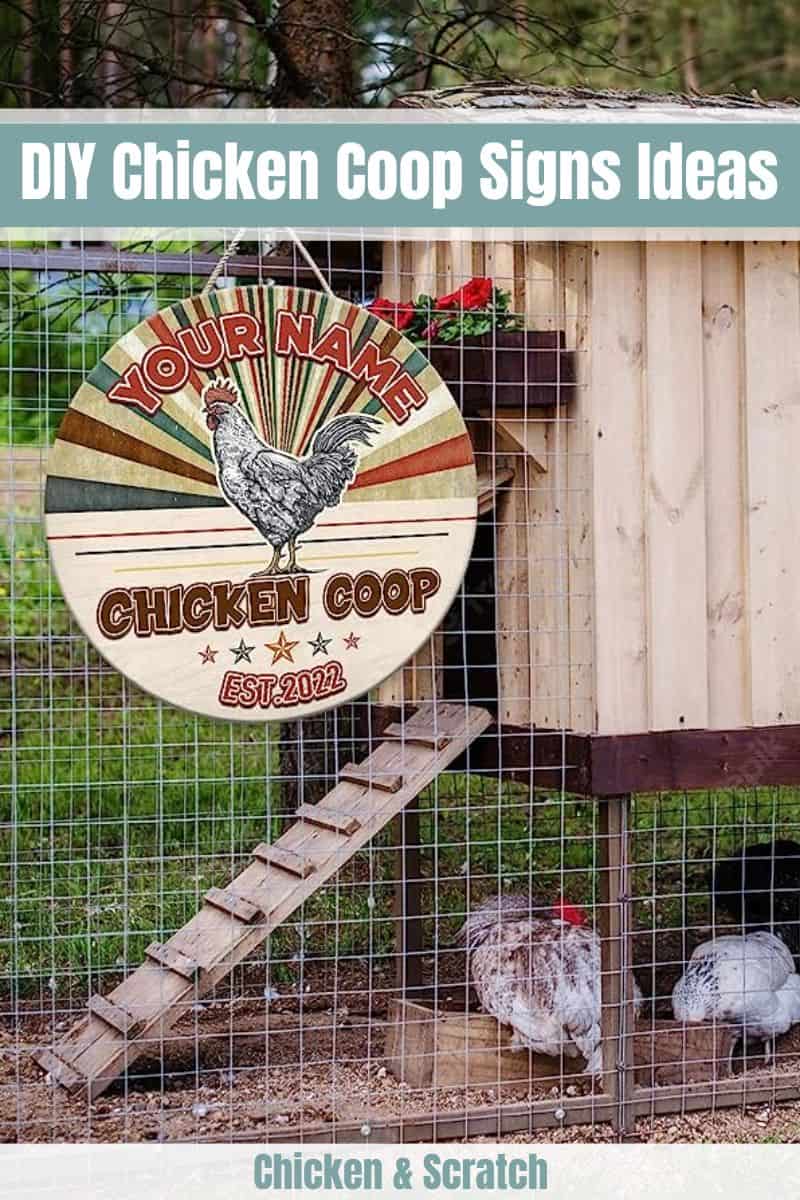 DIY Chicken Coop Signs